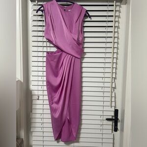 ASOS Purple satin dress